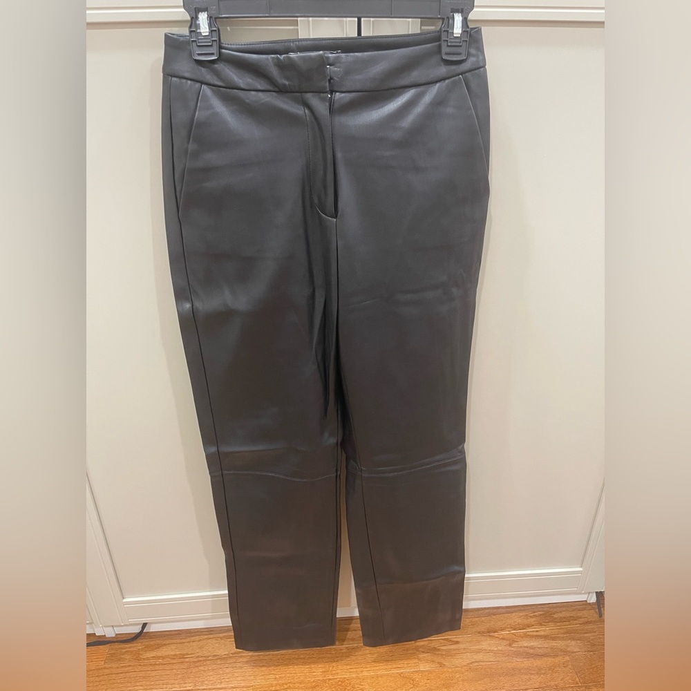 Primark Sleek Black Faux Leather Skirt